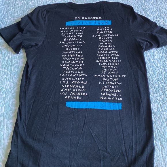 Ed Sheeran concert shirt - Picture 2 of 2